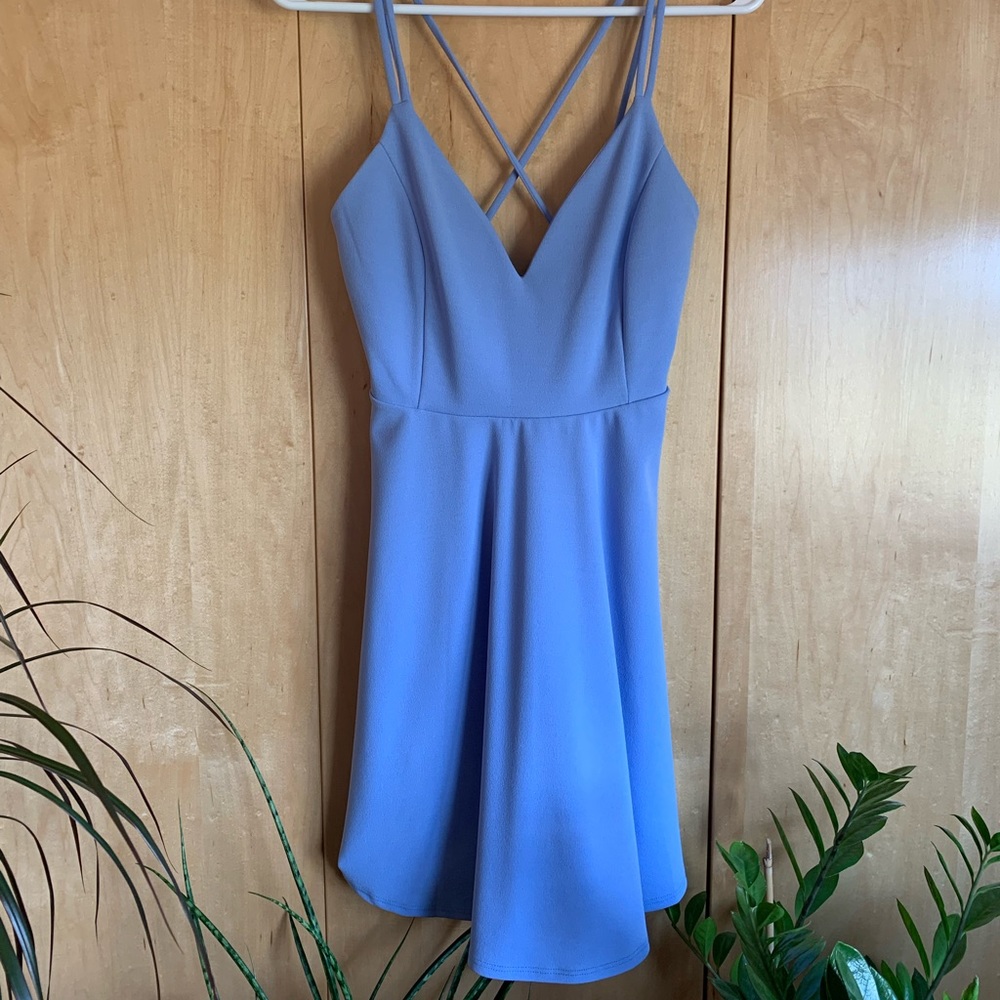 NEVER WORN- Windsor Blue A Line Dress